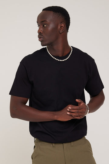 As Colour Staple Organic Tee Black