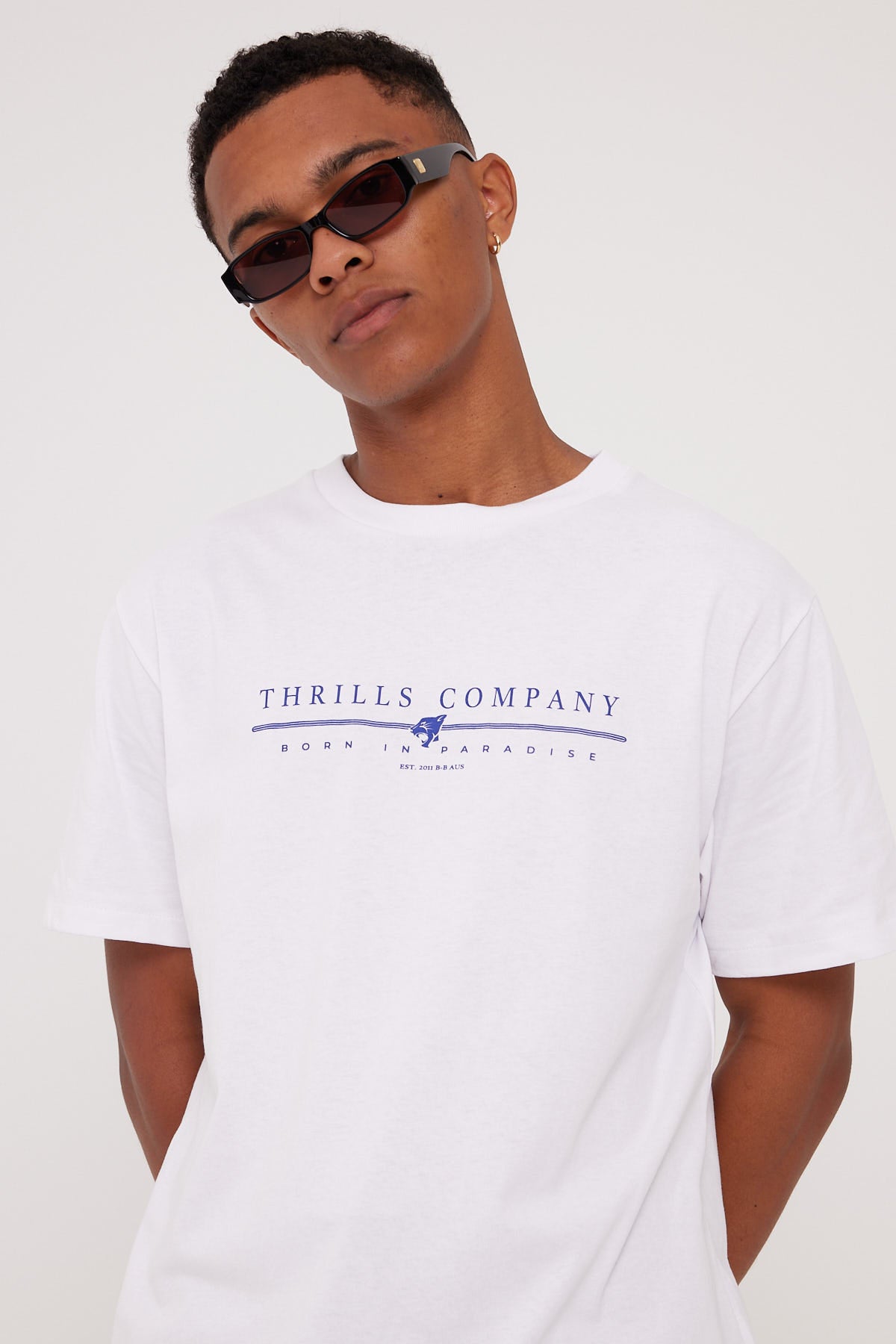 Thrills One For All Merch Fit Tee White