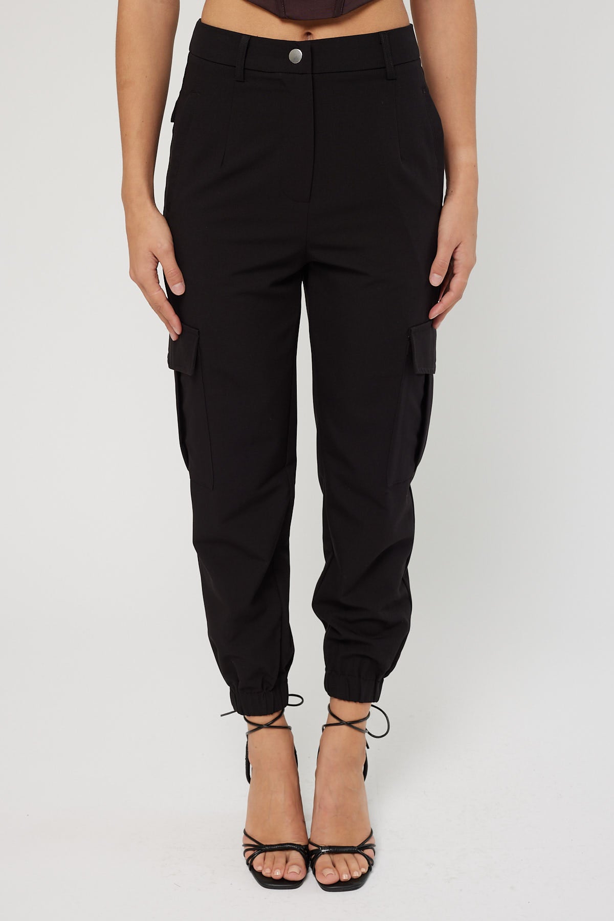 Luvalot Clothing Cuffed Cargo Pant Black – Universal Store