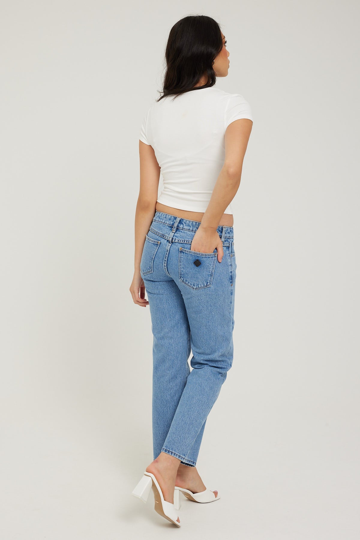 Abrand A 99 Low Rise Straight Petite Jean Katie Organic
