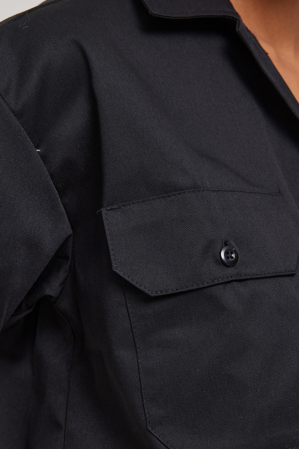 Dickies 1574 Cropped Short Sleeve Work Shirt Black – Universal Store