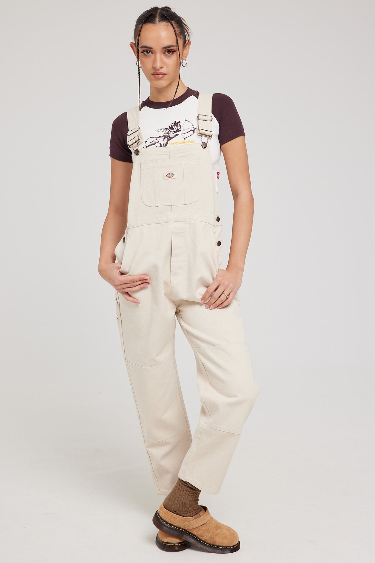 Dickies Whitney Denim Overall Natural