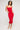Perfect Stranger Horizon Knit Midi Dress Red