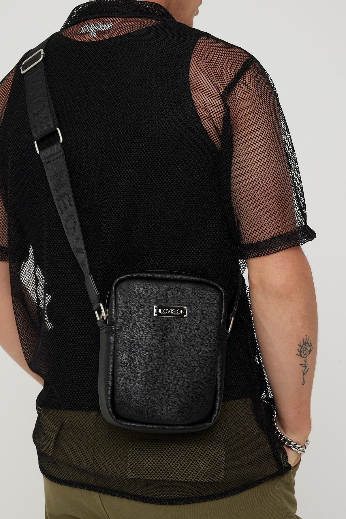 Neovision Ignite PU Crossbody Bag Black