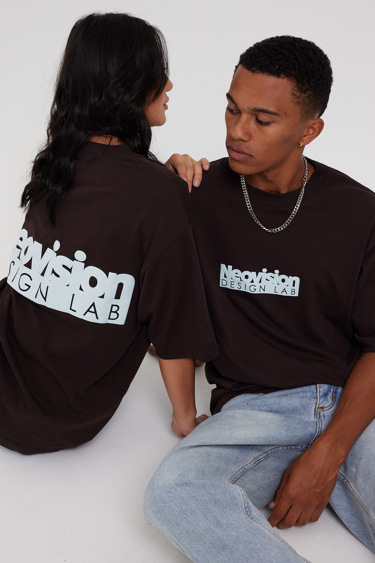 Neovision Label Oversize Super Heavy Tee Brown