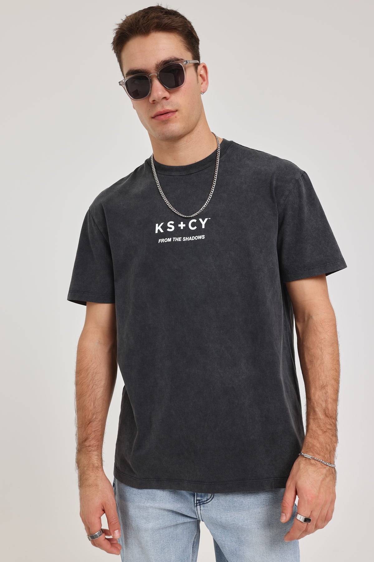 Kiss Chacey Midway Relaxed Tee Mineral Black