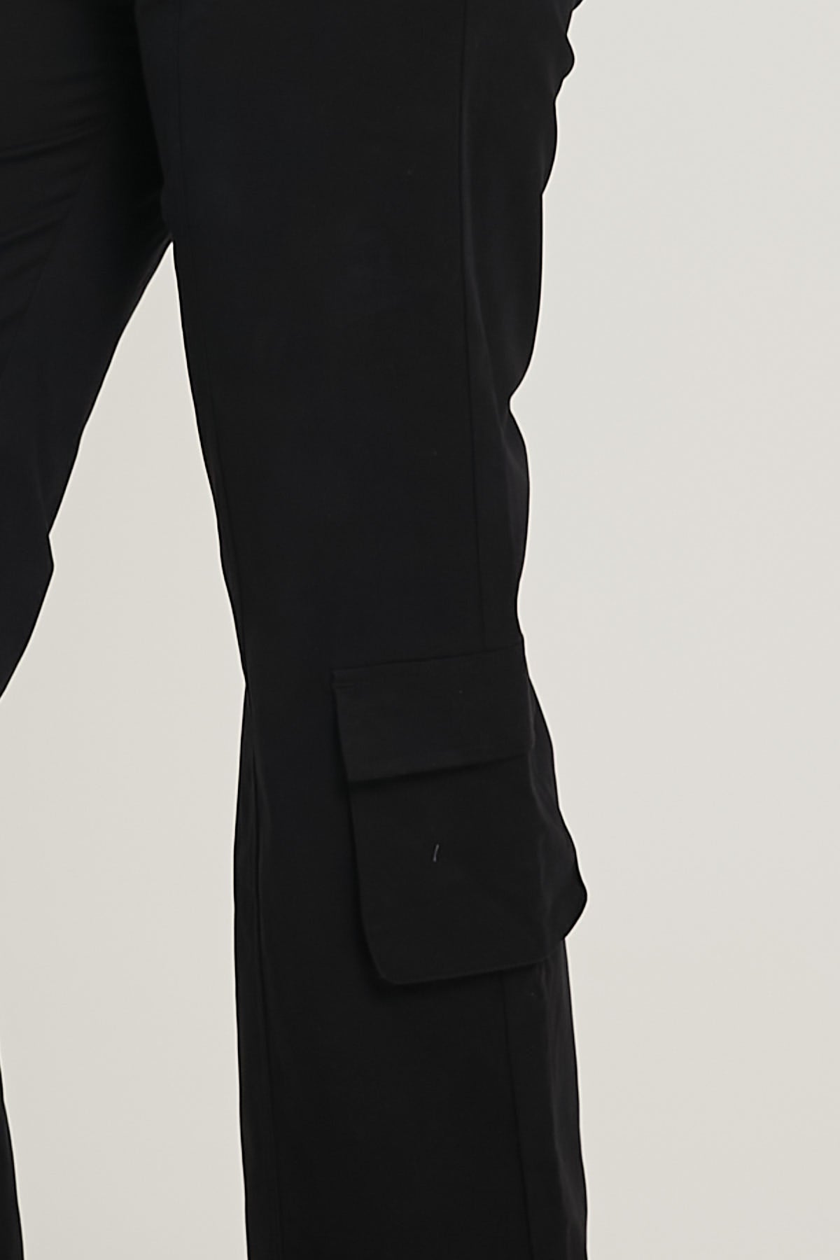 Luck & Trouble High Rise Multi Pocket Cargo Pant Black