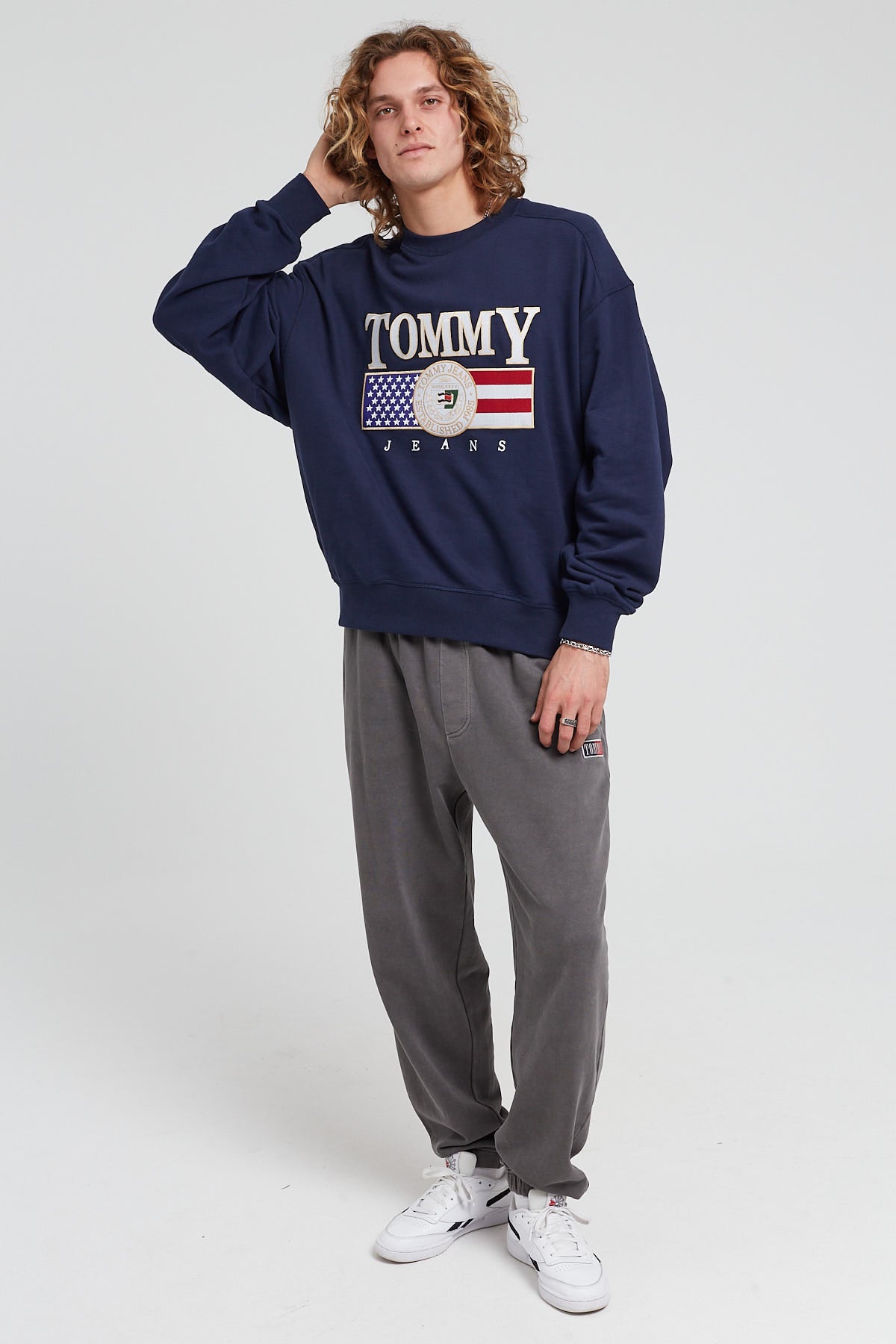 Tommy Jeans TJM RLX Htr Sweatpant – Silver Universal Store TJ Luxe Grey