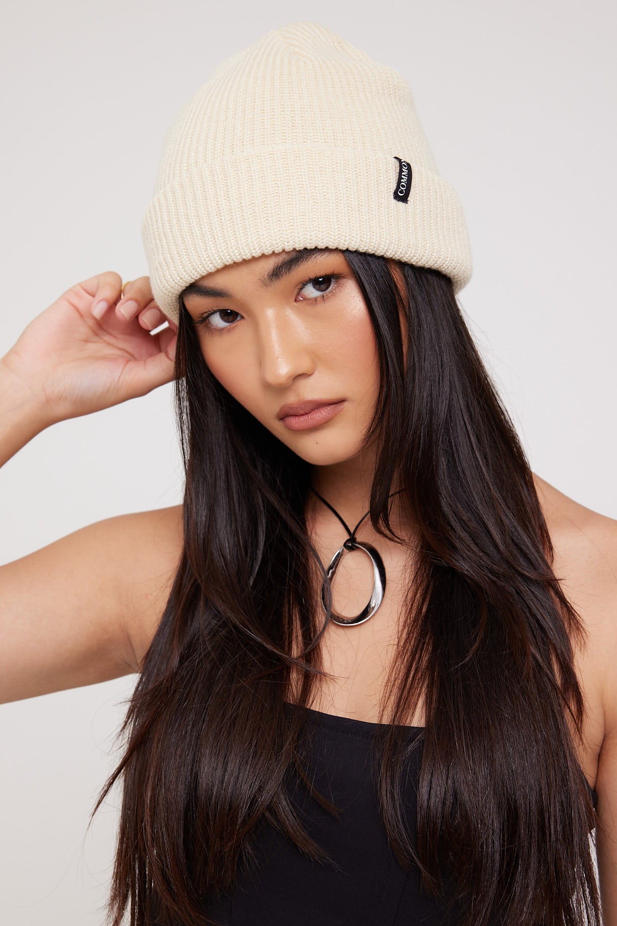 Common Need Better Low Profile Beanie Off White