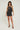 Perfect Stranger Cut It Out Sparkle Knit Mini Dress Black
