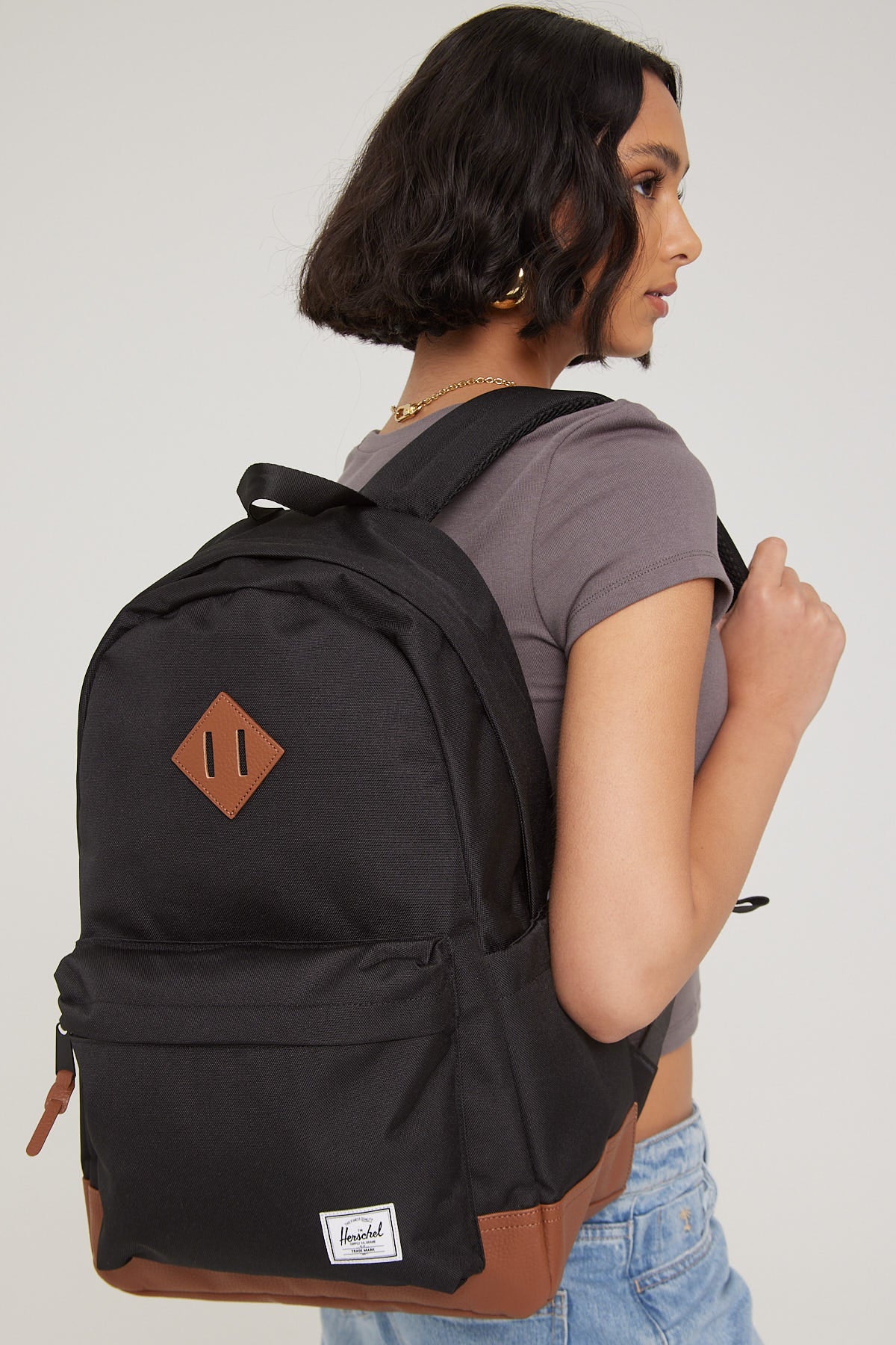 heritage backpack herschel black Herschel Supply Co. Heritage Backpack Black – Universal Store
