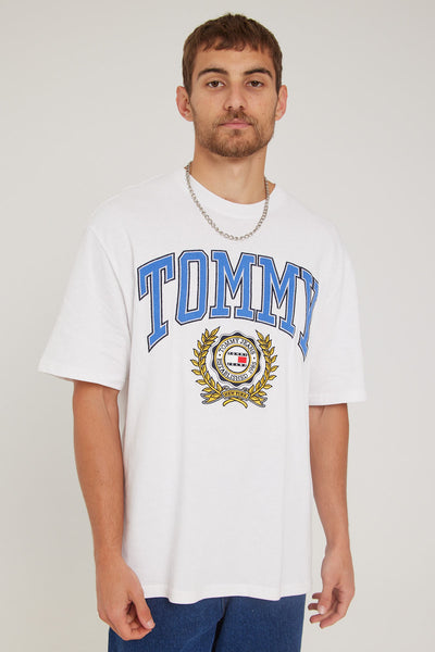RBW Jeans Tommy White Tee TJM – College Universal Skater Store