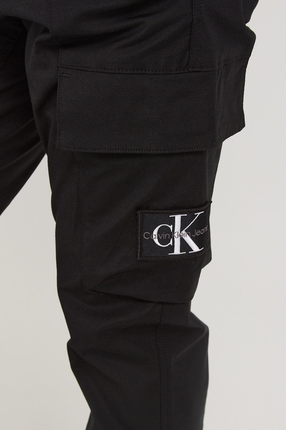 Calvin Klein Skinny Washed Cargo Pant CK Black
