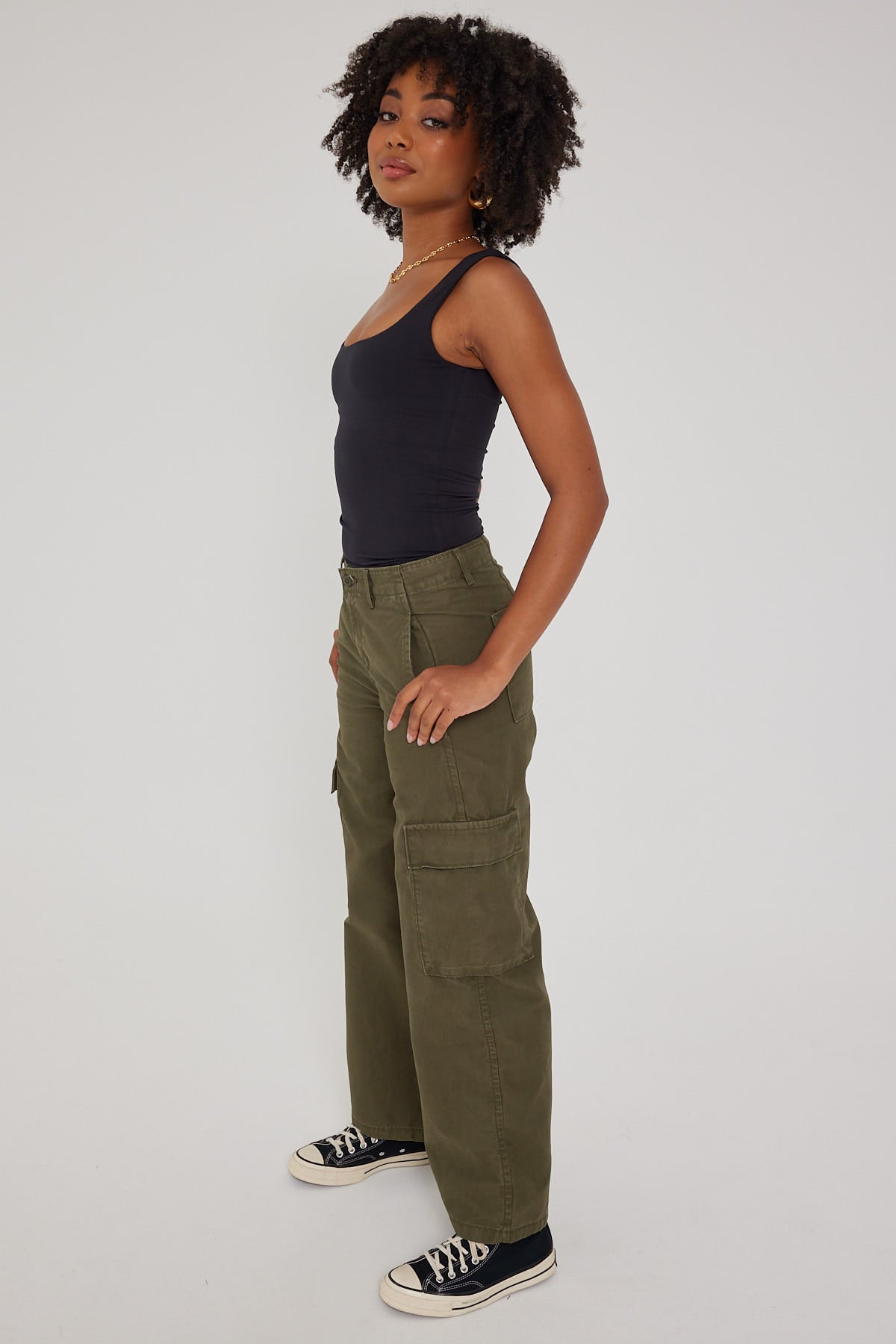 Levi's Baggy Cargo Pant Olive Night
