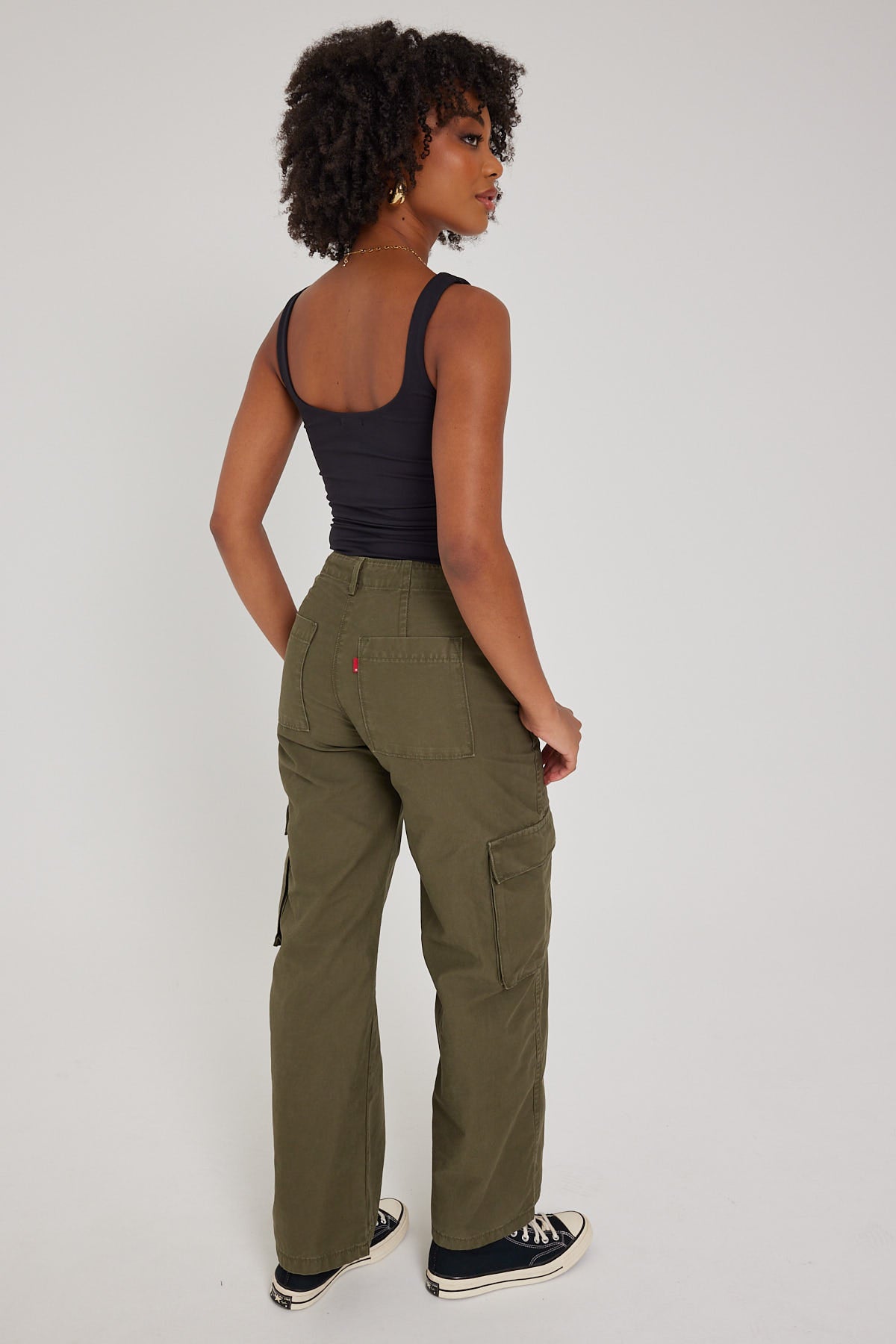 Levi's Baggy Cargo Pant Olive Night Universal Store