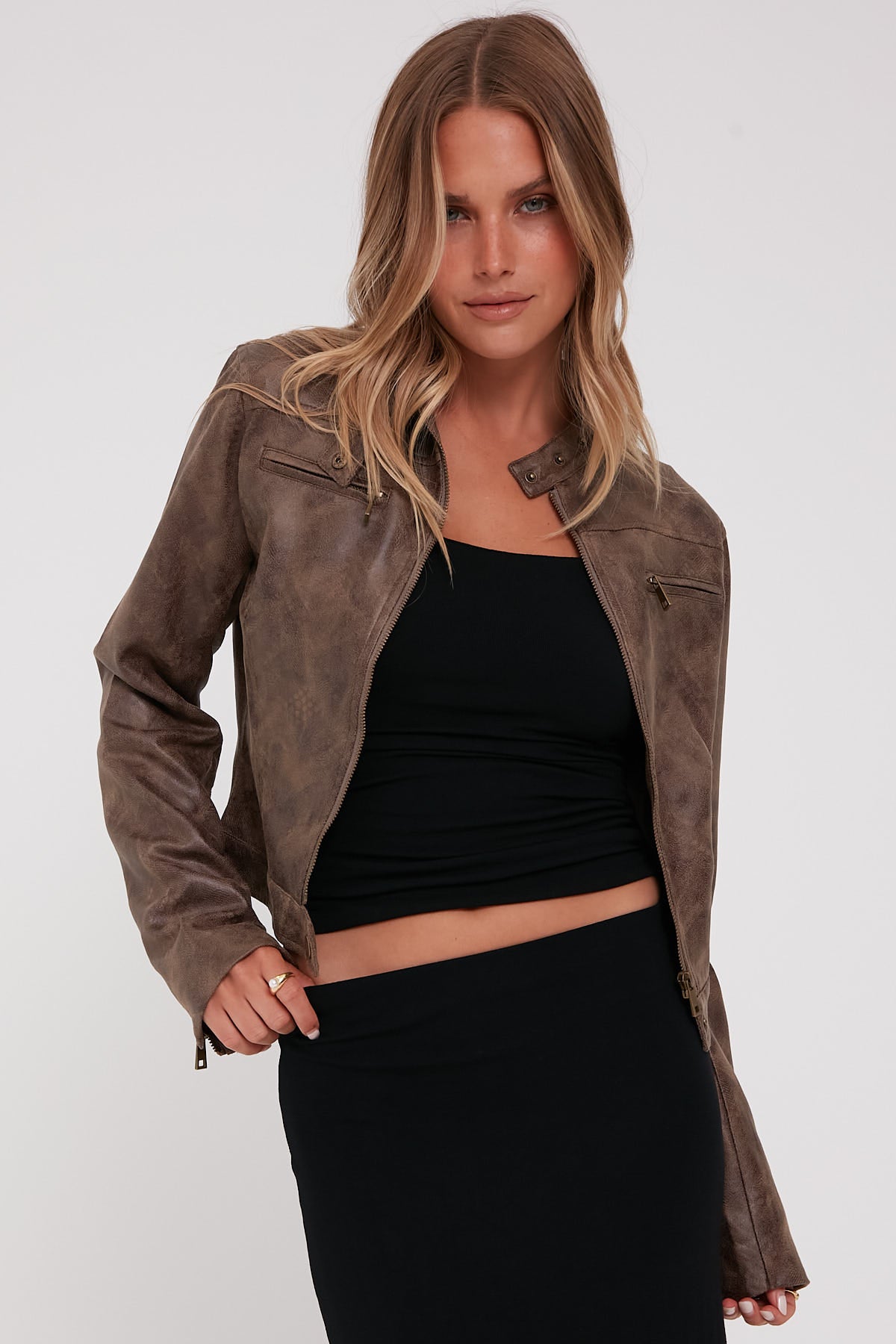 Women's Faux Leather Jackets – Universal Store