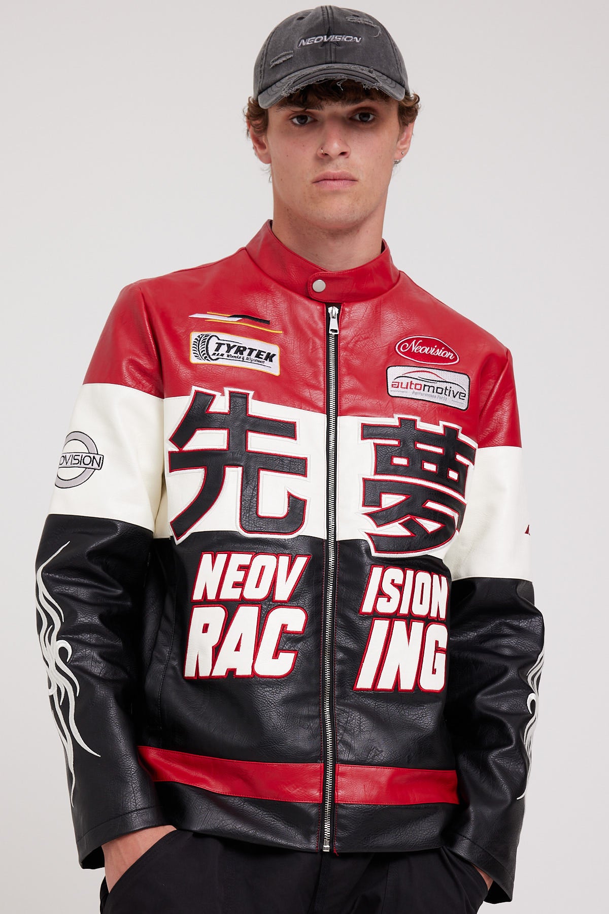 Neovision Velocity Racing Jacket Reb Black