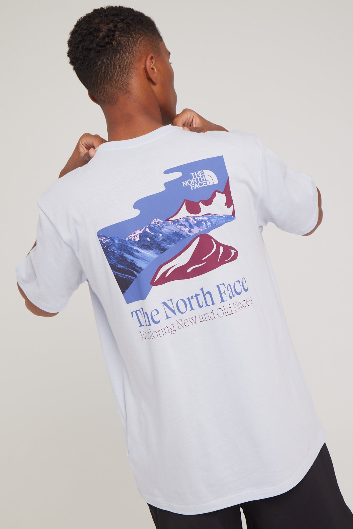 The North Face Men's S/S Places We Love Tee Dusty Periwinkle