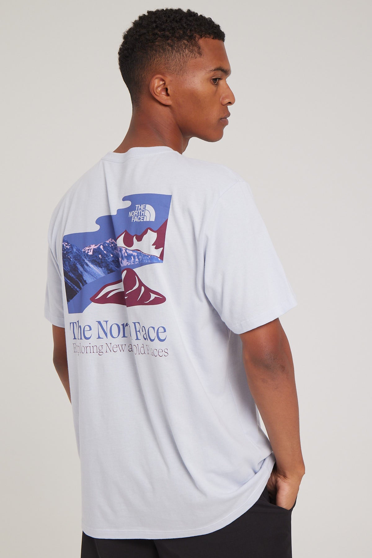 The North Face Men's S/S Places We Love Tee Dusty Periwinkle ...