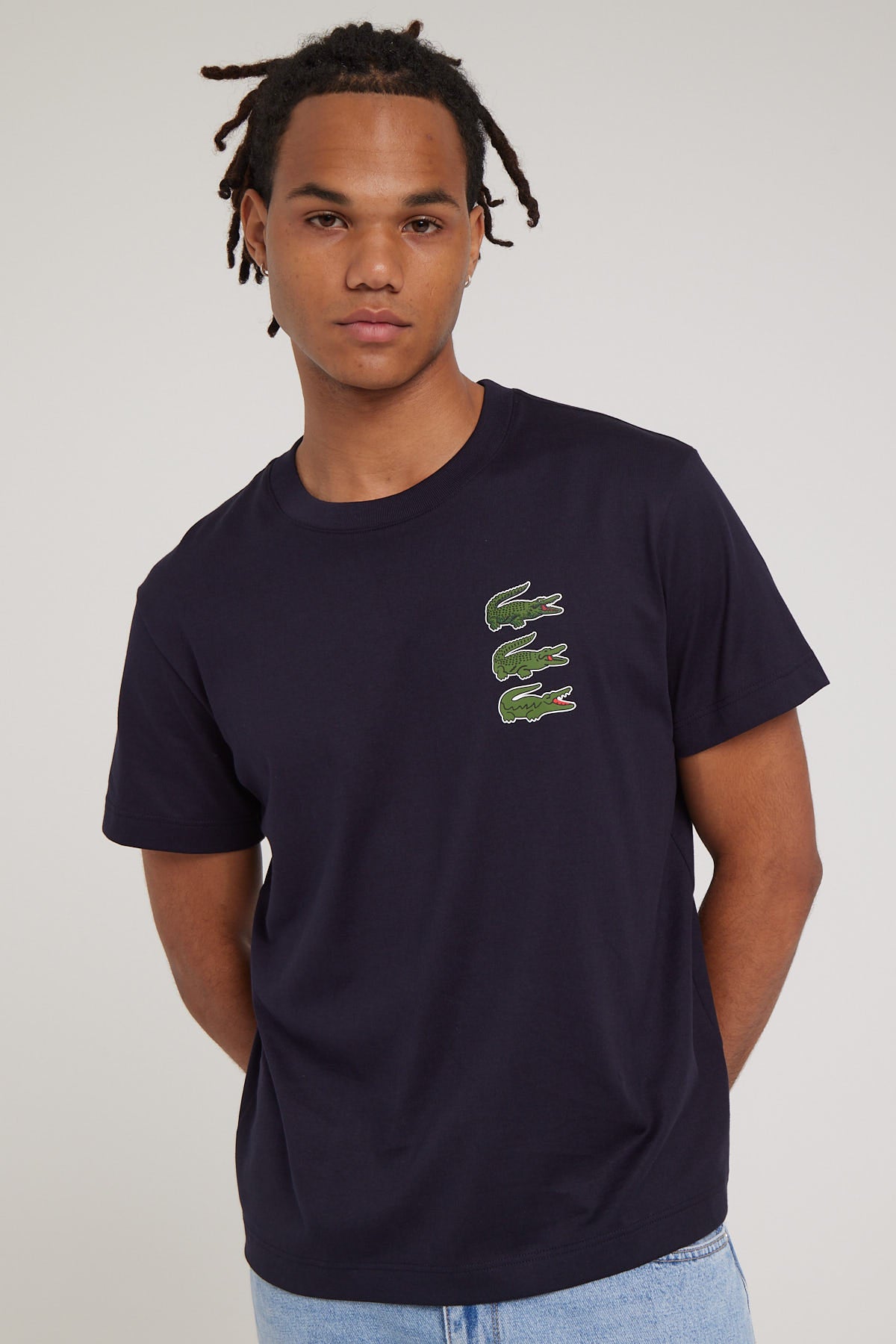Lacoste Holiday Icons 3 Croc T-Shirt ABYSM
