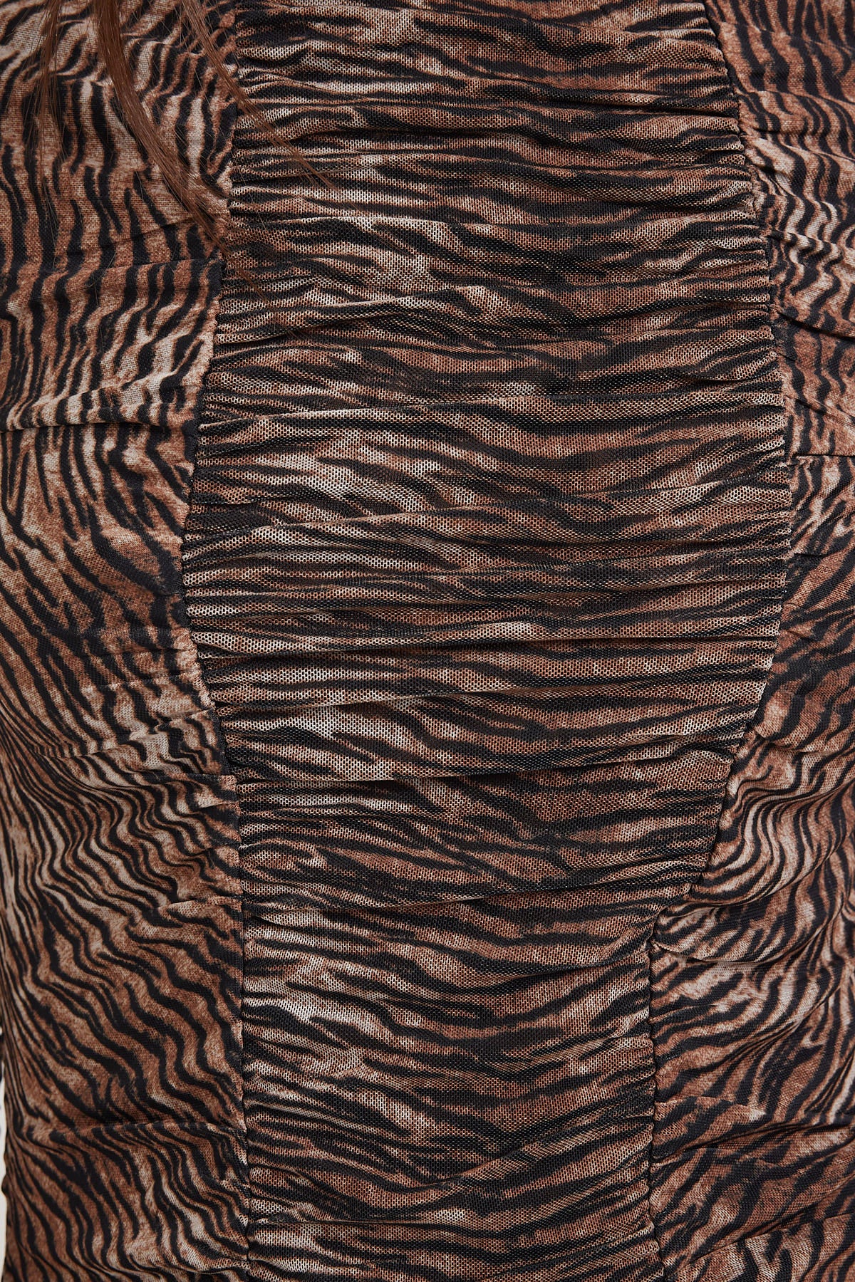 One Teaspoon Night Fever Mesh Long Sleeve Top Animal Universal Store