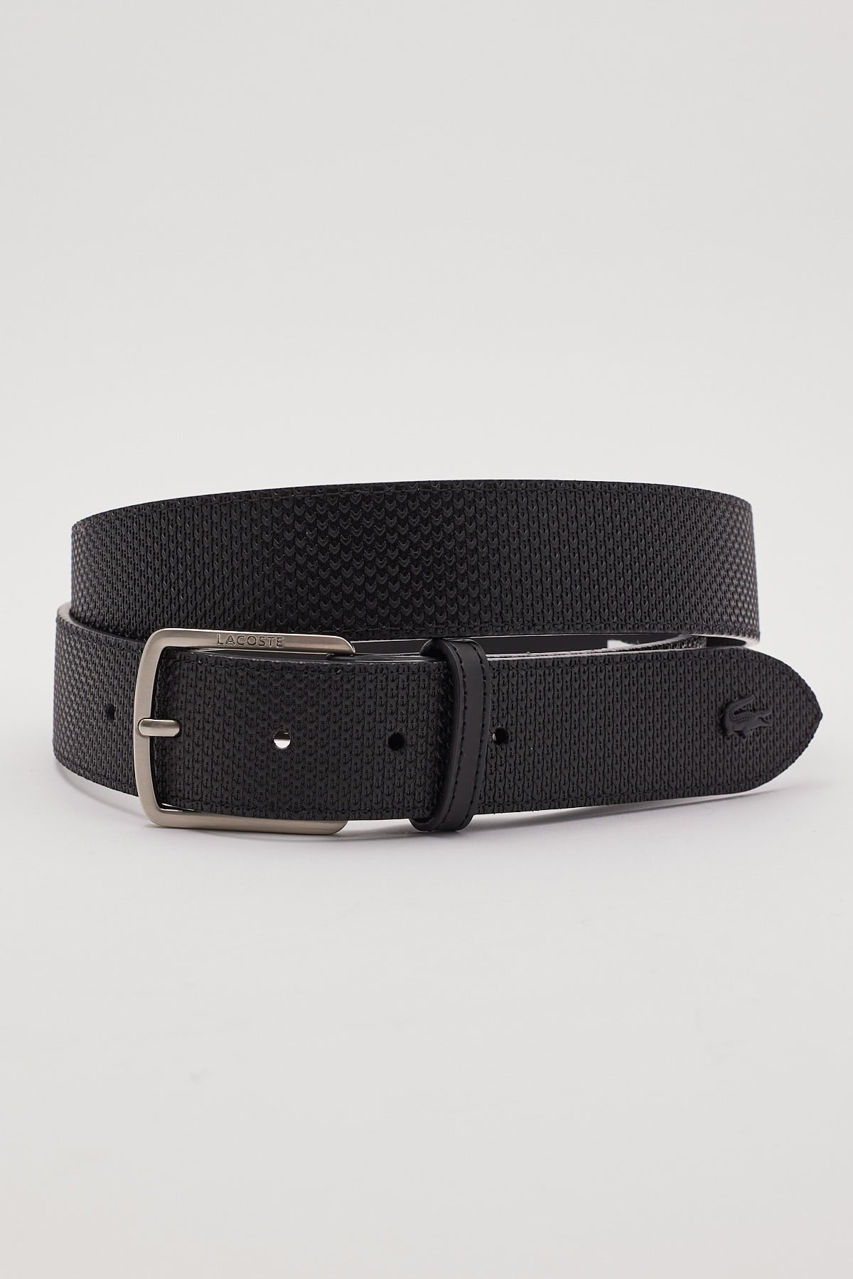 Lacoste Chantaco Mens 35mm Belt Black