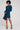Perfect Stranger Olivia Open Back Long Sleeve Mini Dress Teal