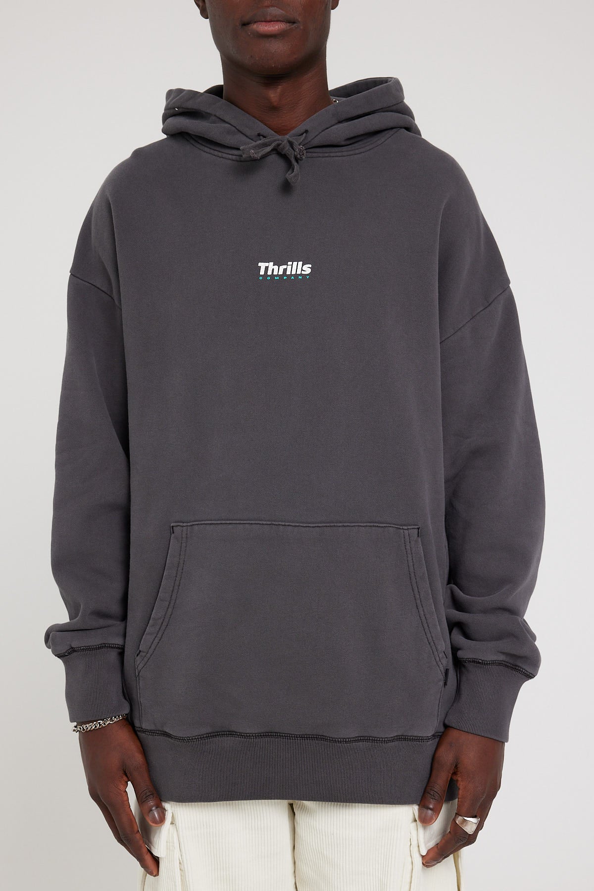 Thrills Paradox Slouch Pull On Hood Merch Black – Universal Store