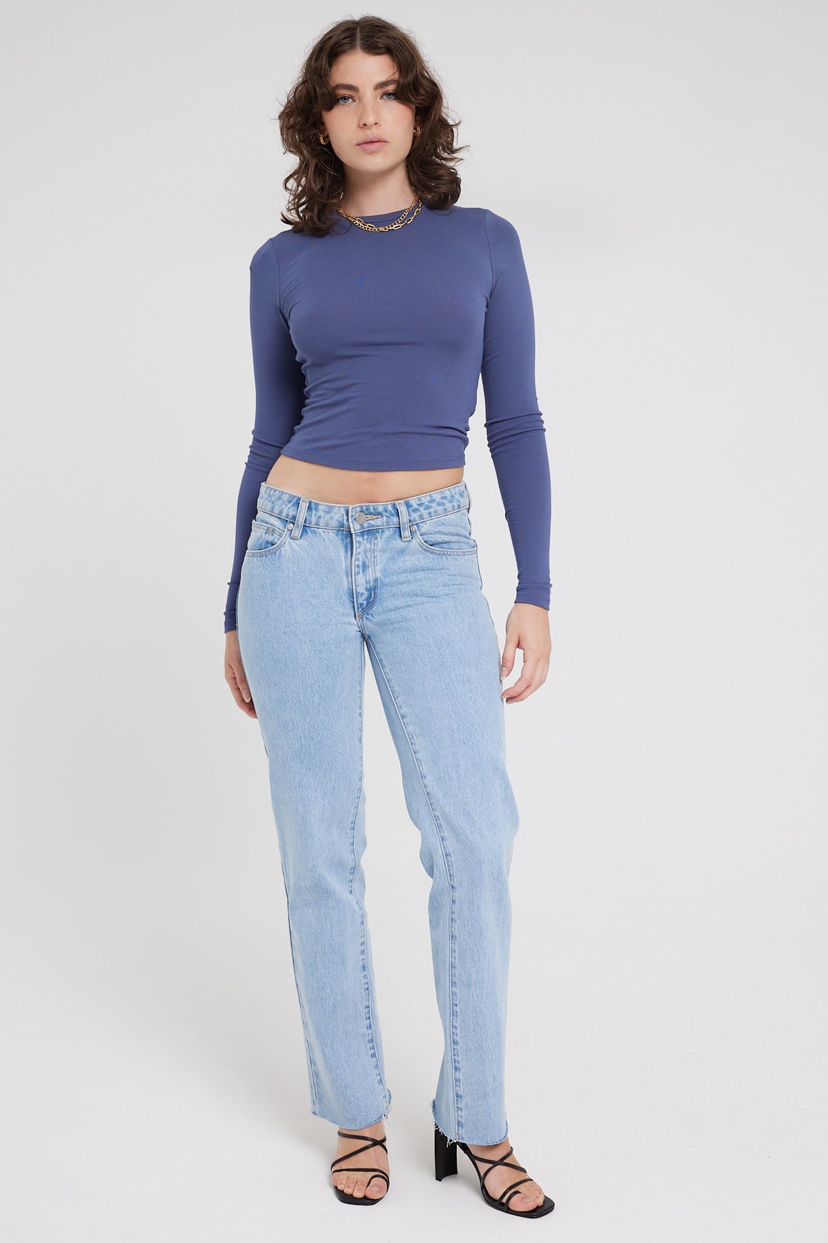 Perfect Stranger Long Sleeve Top Blue – Universal Store