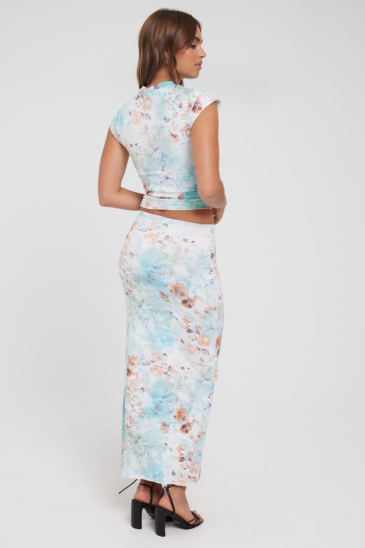 Perfect Stranger Pure Maxi Floral Skirt Floral Print