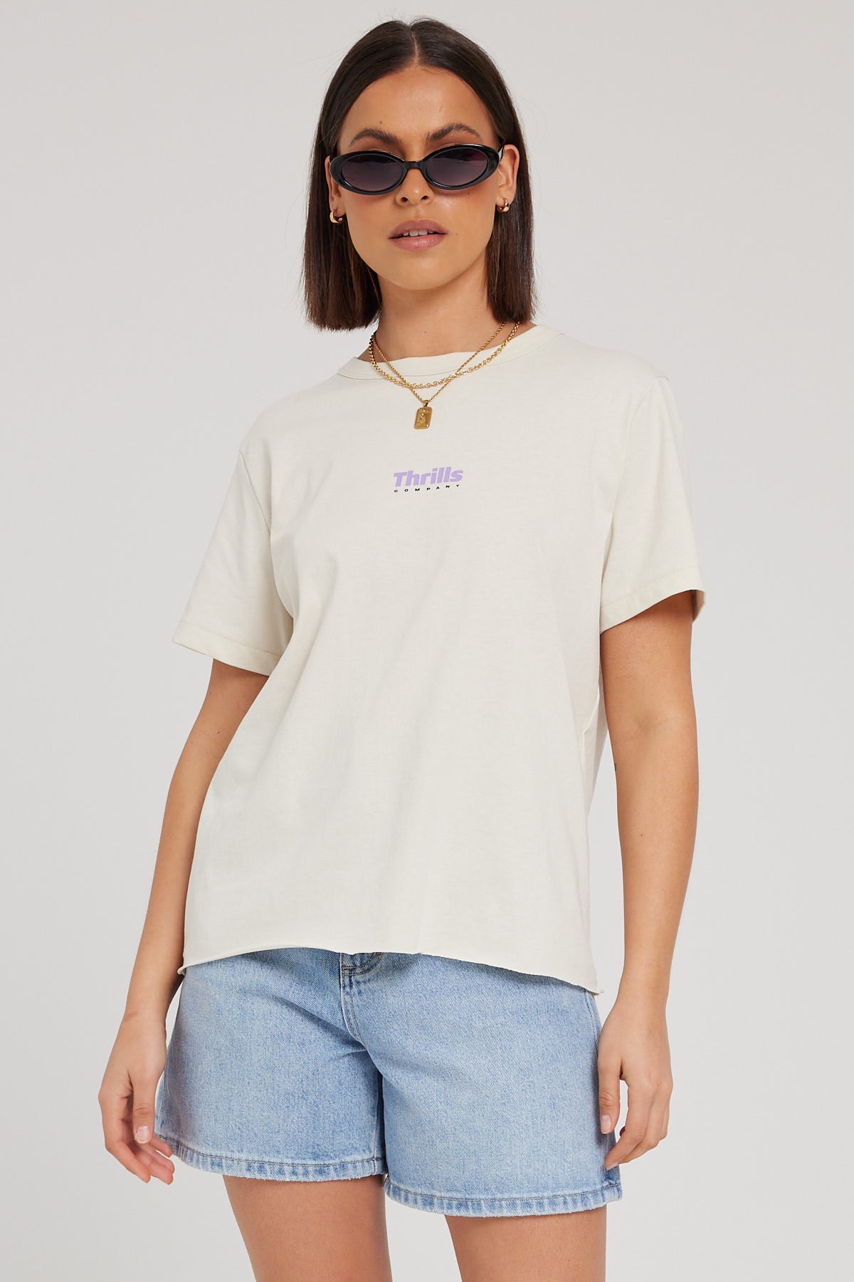 Thrills Paradox Relaxed Fit Tee Heritage White