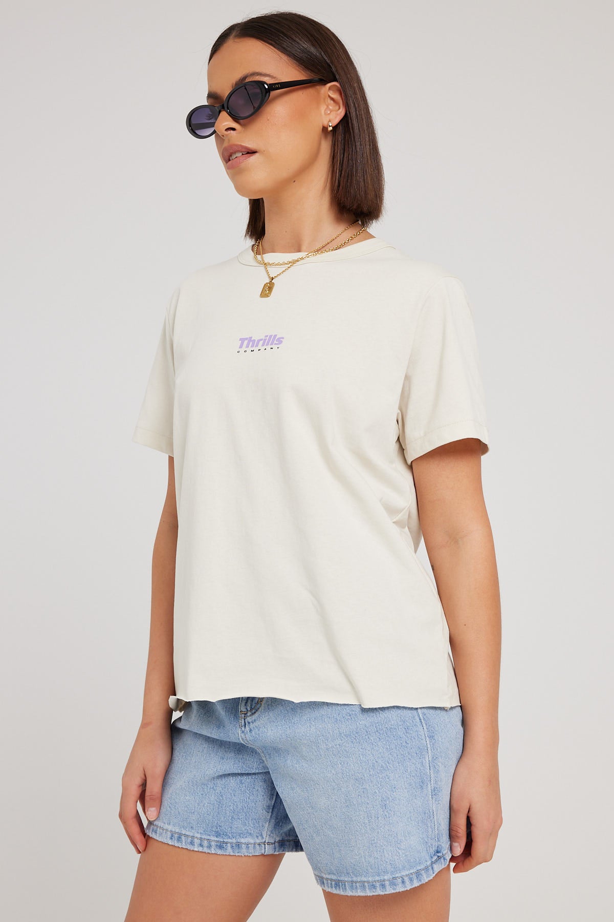 Thrills Paradox Relaxed Fit Tee Heritage White