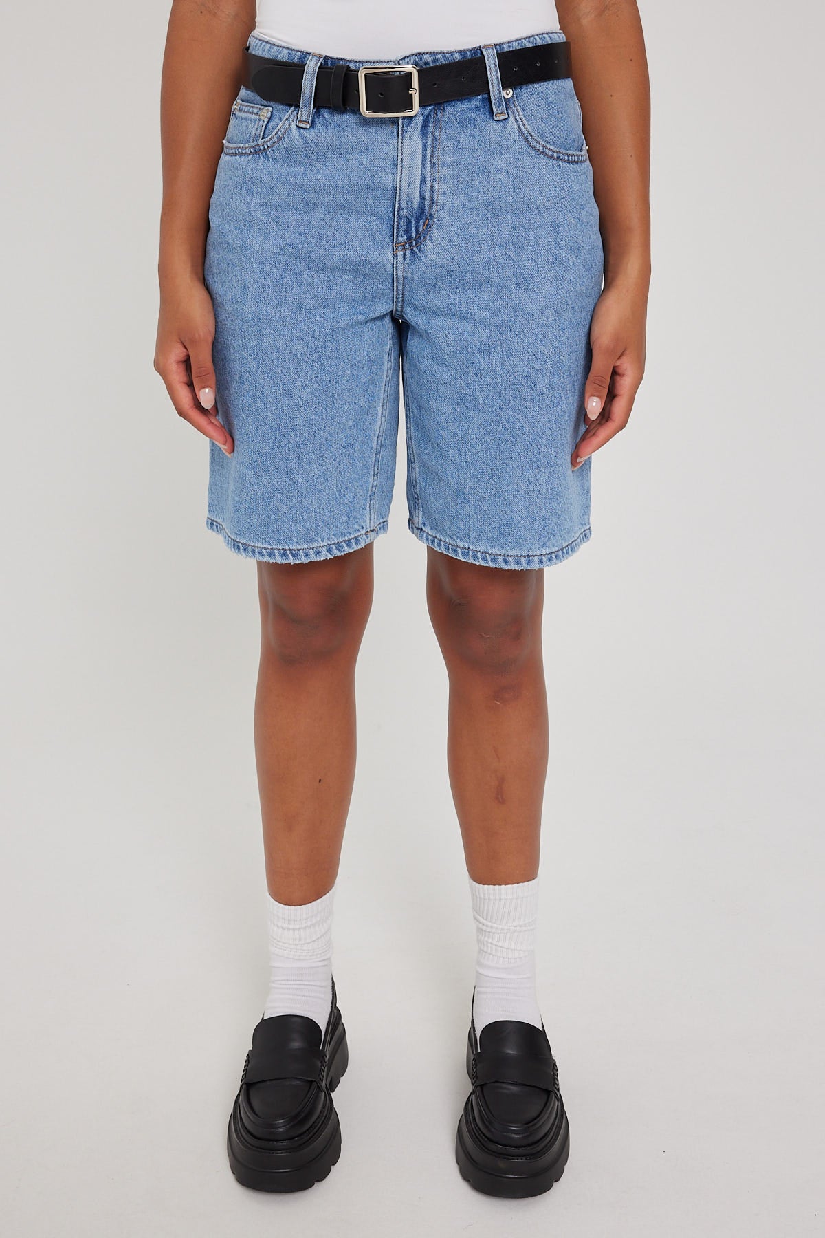 Lee 90s Mid Baggy Short Blue Planet – Universal Store