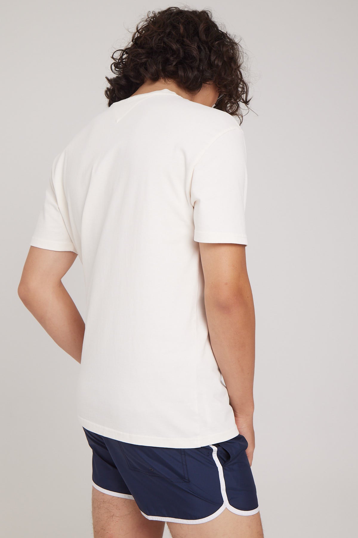 Tommy Jeans TJM Classic Luxe Athletic Tee Ancient White