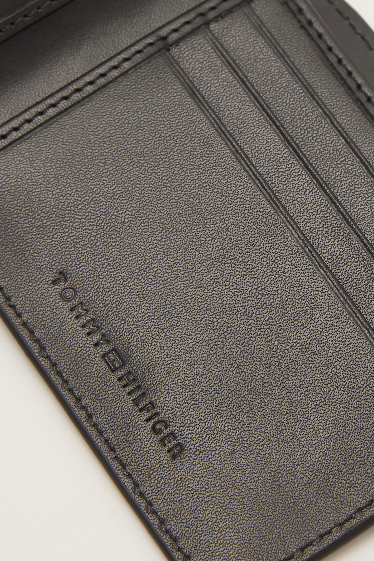 Tommy Jeans TH Mono Leather Mini CC Wallet Black