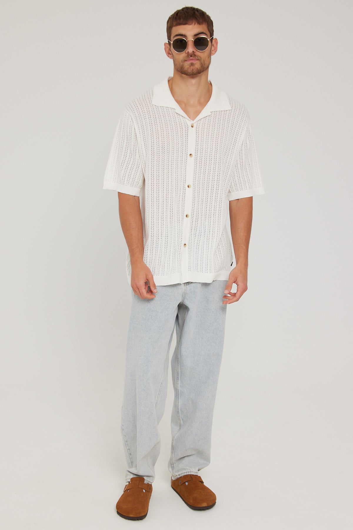 Rolla's Bowler Knit Shirt White – Universal Store