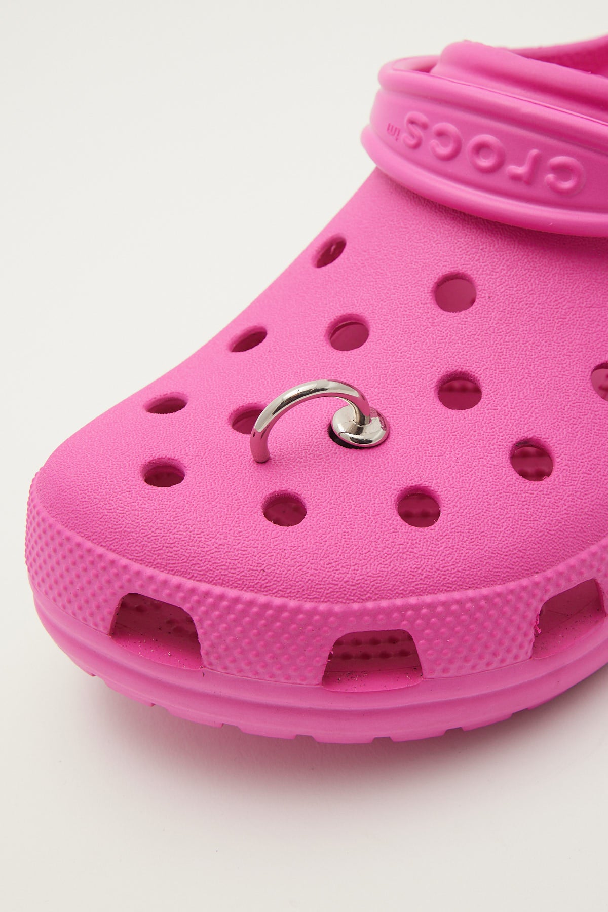 Crocs Silver Piercing Jibbitz Silver Universal Store