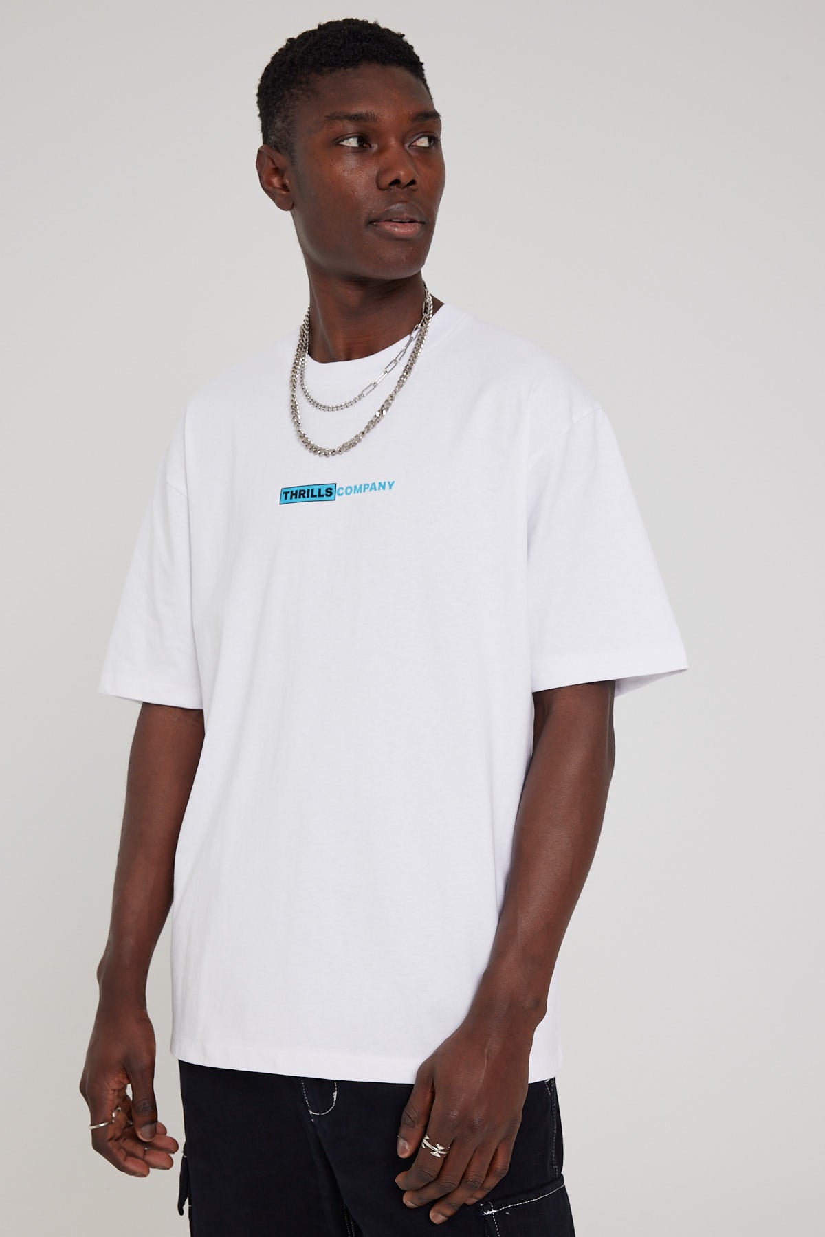 Thrills Vibrations Oversized Fit Tee White – Universal Store
