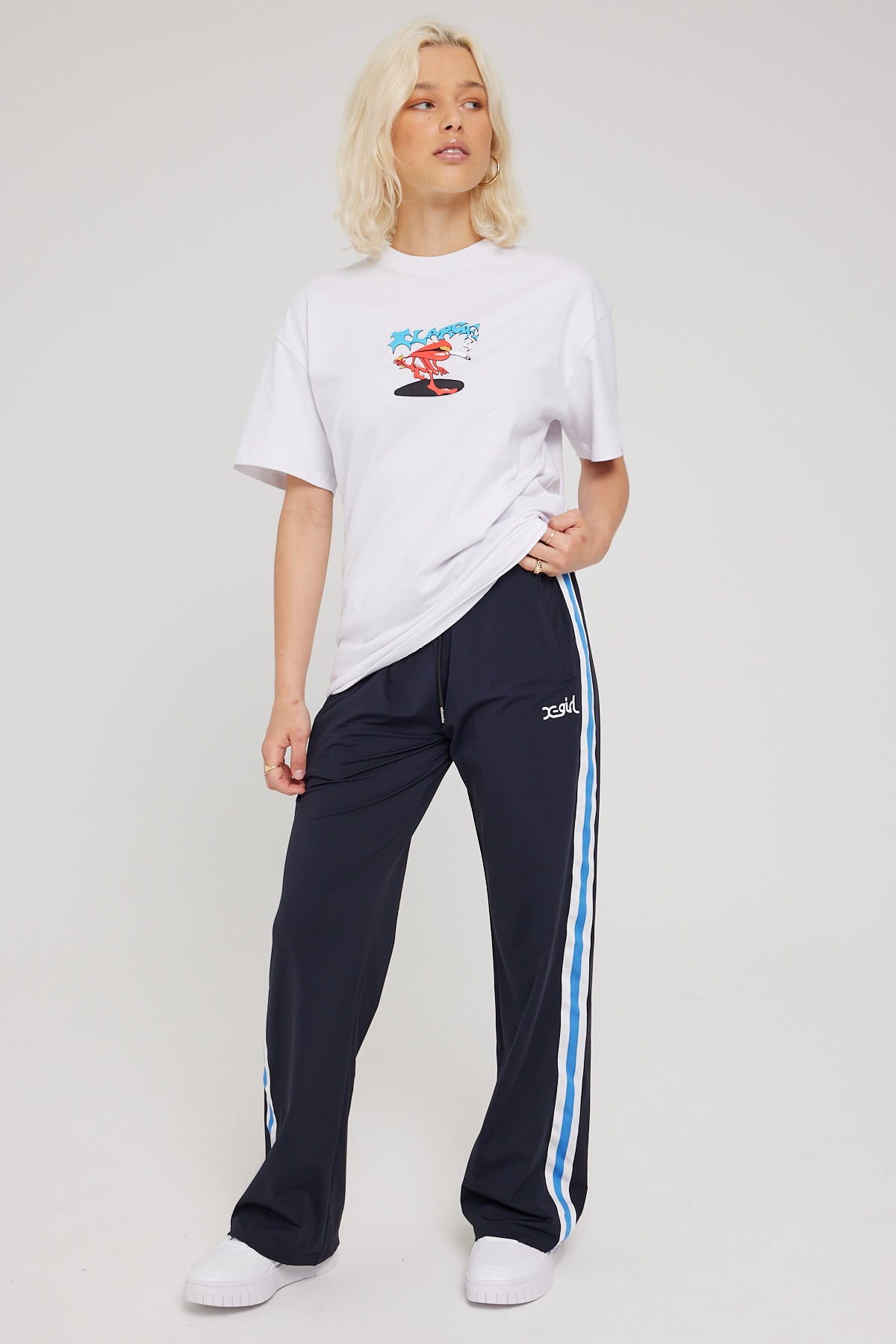 X-girl Butterfly Trackpant Black