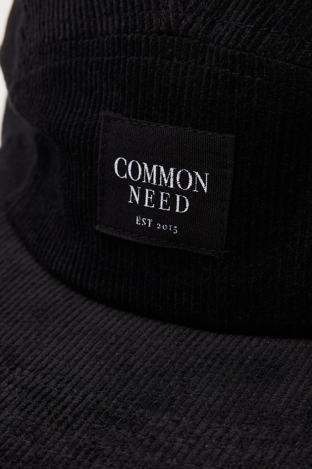 Common Need Classic Cord 5 Panel Cap Black – Universal Store