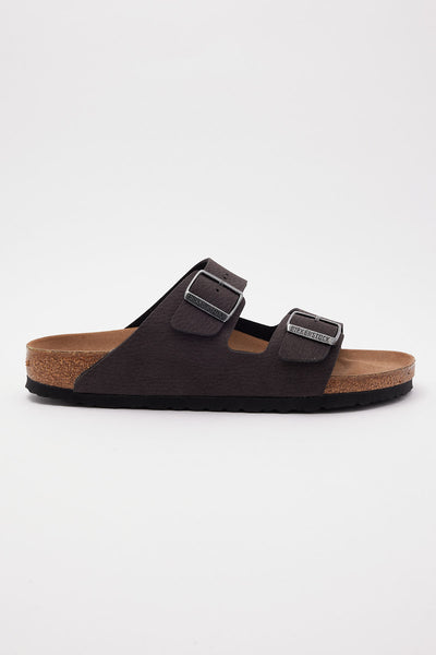 Birkenstock Mens Arizona Desert Dust Vegan BirkiBuc Narrow Black