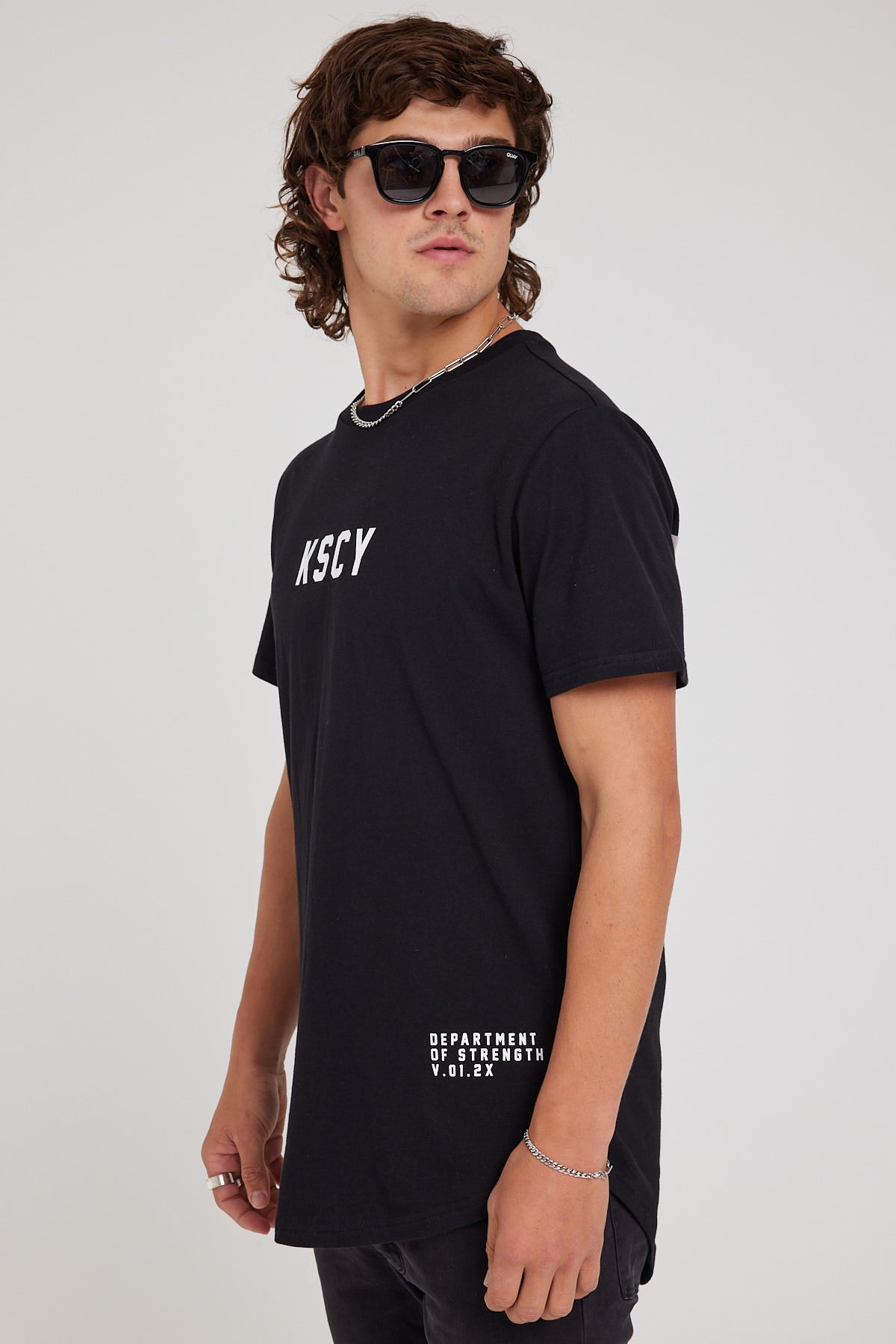 Kiss Chacey Overdose Dual Curved Tee Jet Black