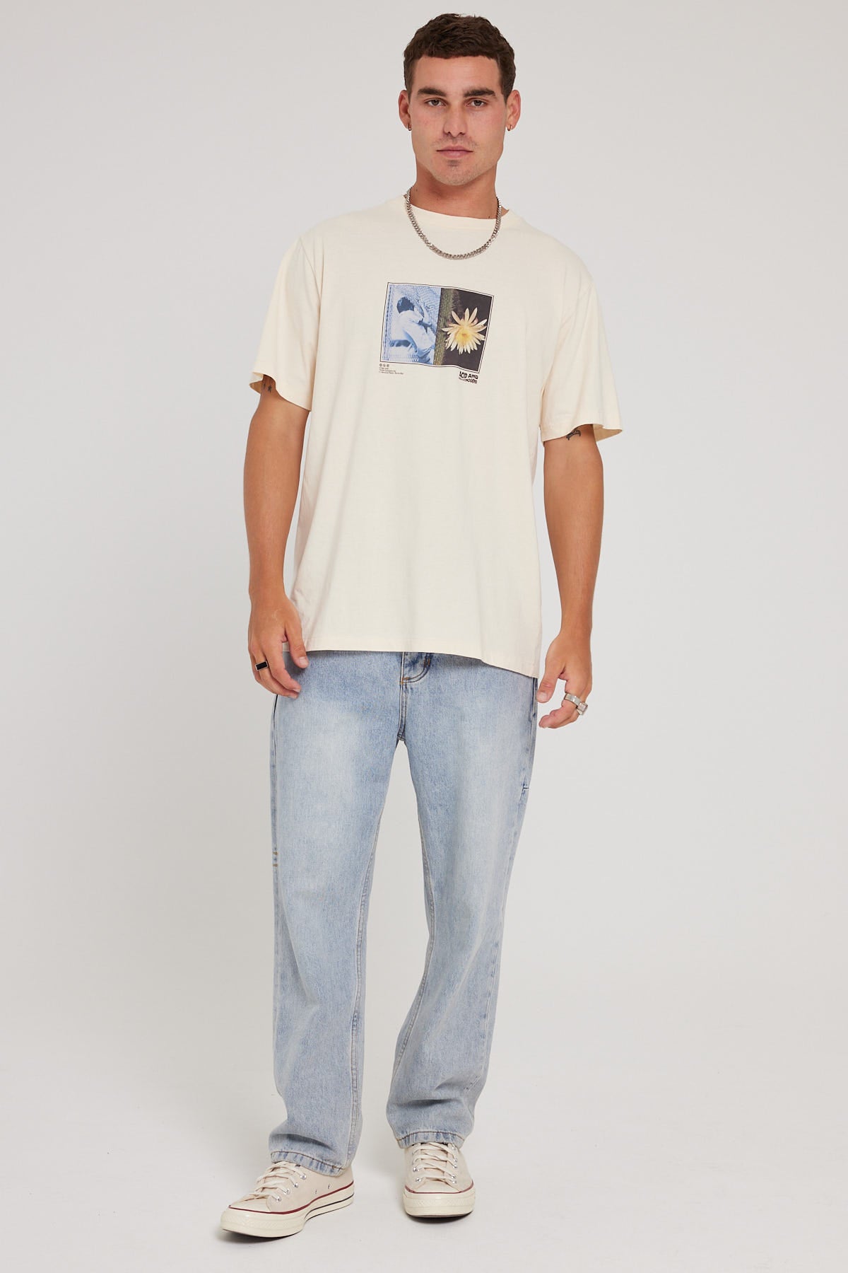 Thrills A And H Merch Fit Tee Heritage White