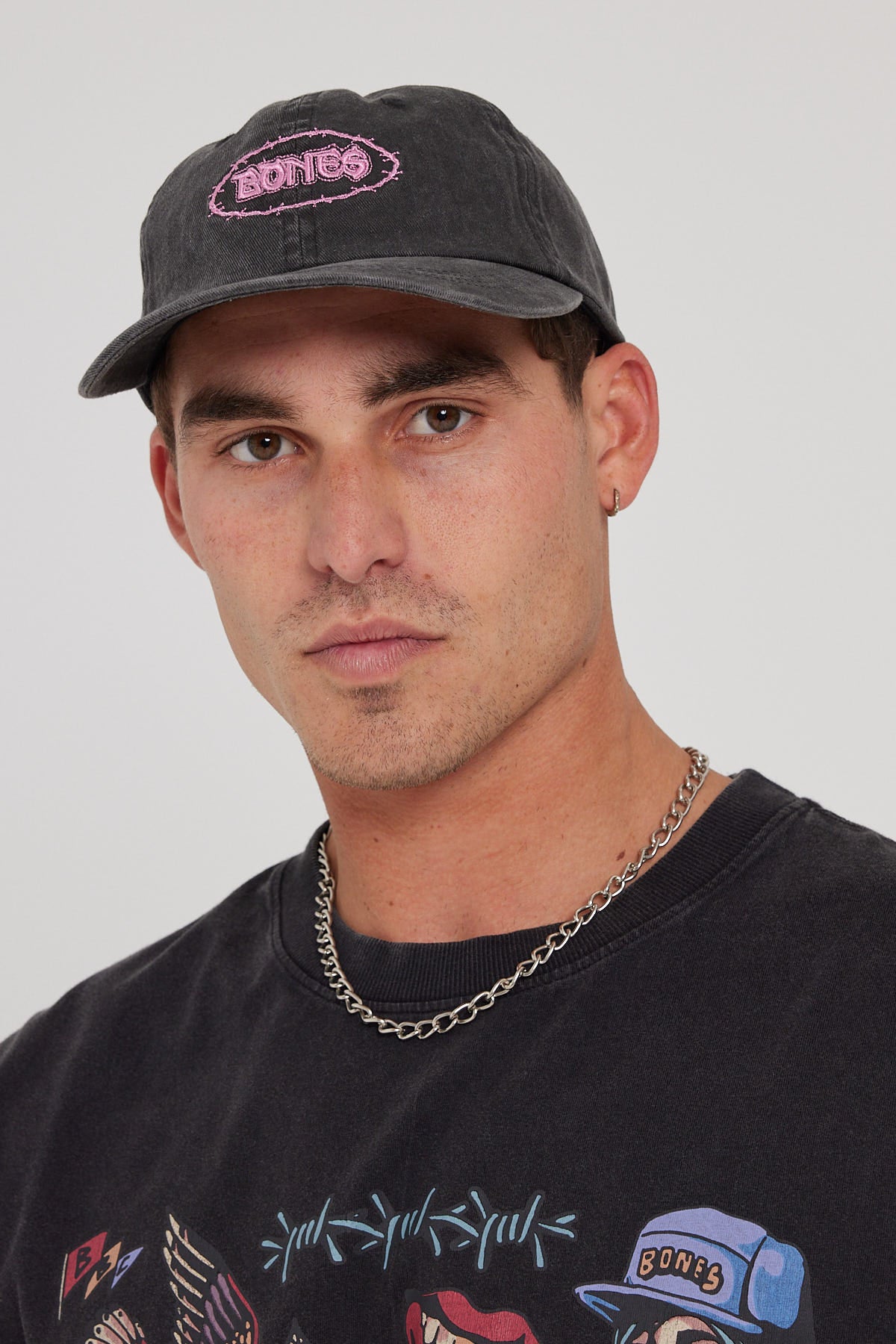 Billy Bones Club Bones Dad Hat Washed Black Universal Store