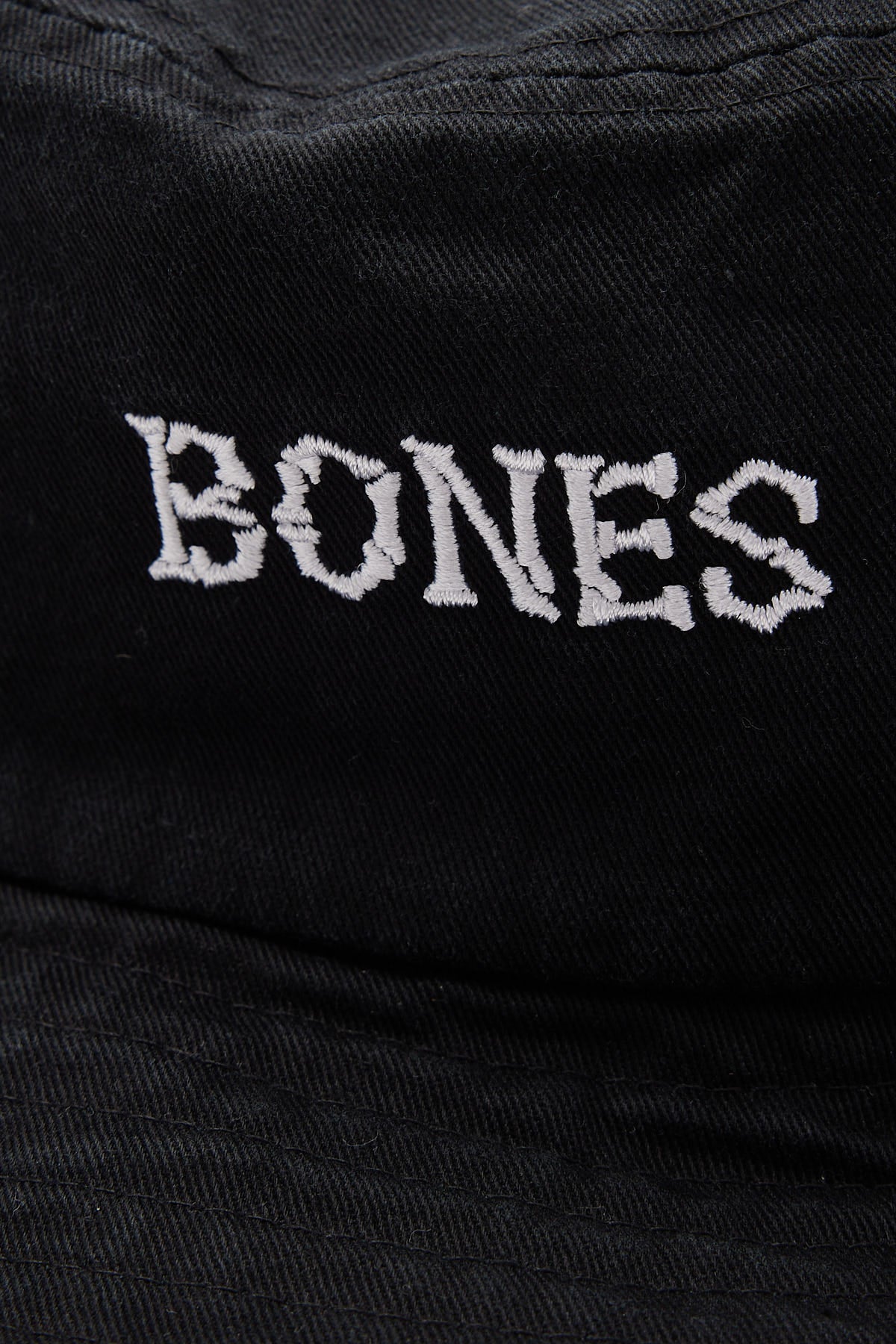 Billy Bones Club Bones Bucket Hat Black