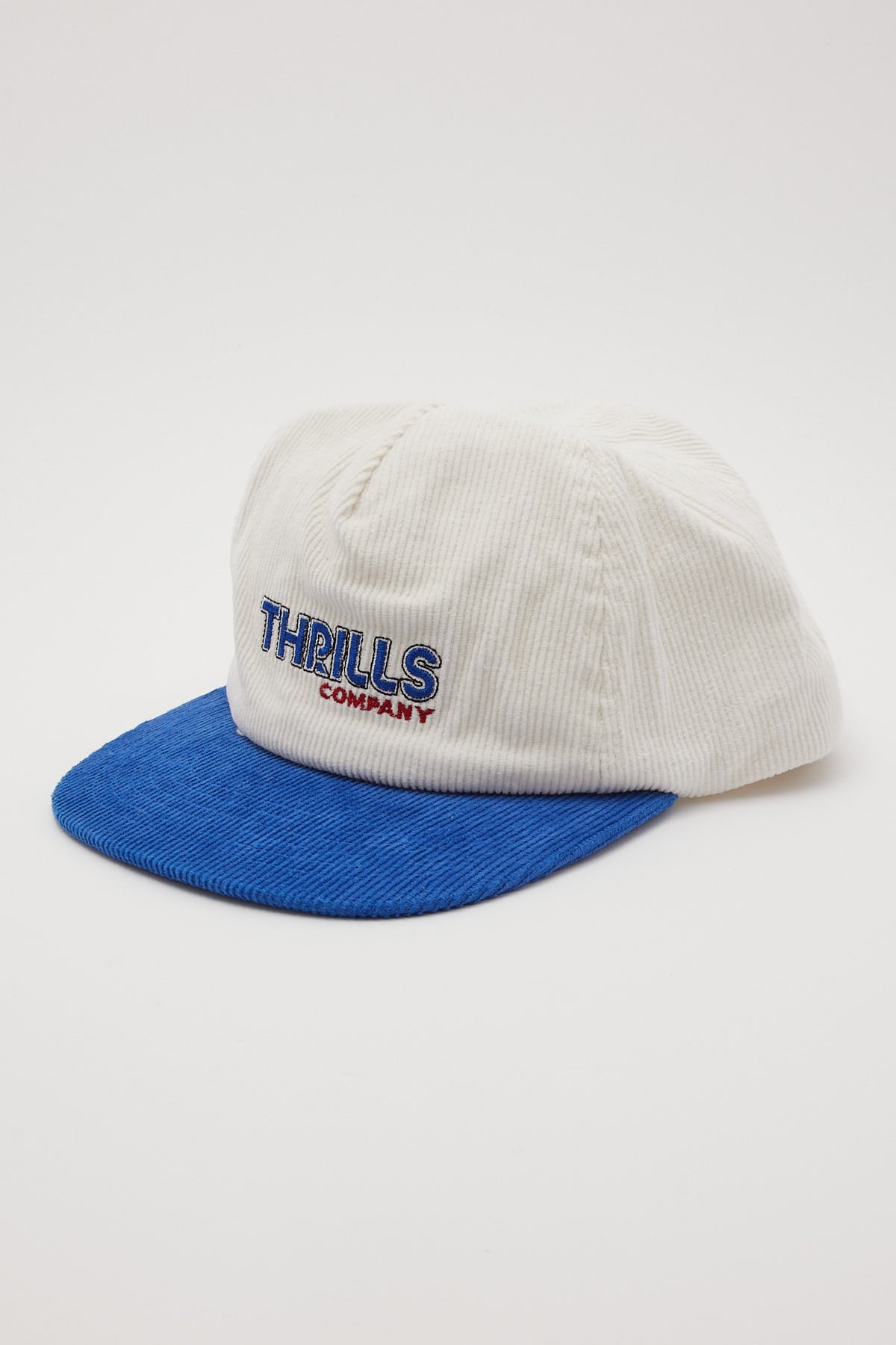 Thrills Going The Stance 5 Panel Cap Washed Royal cord
