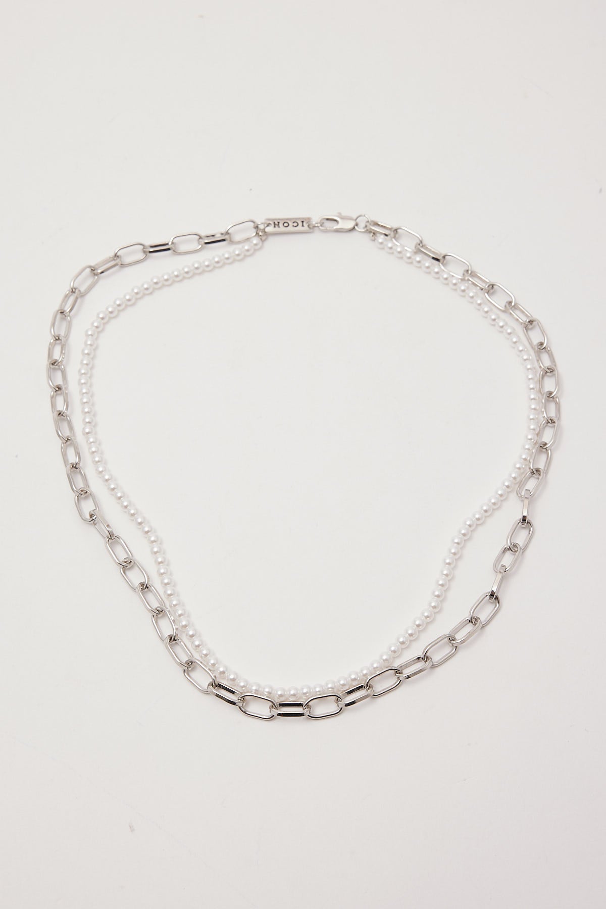 Icon Brand De La Perla Necklace Silver