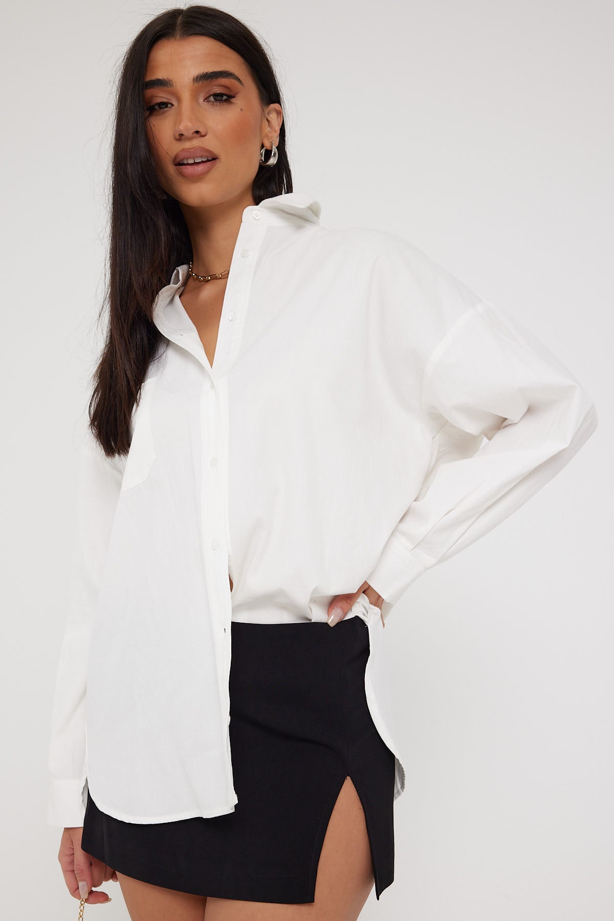 Perfect Stranger Everyday Oversized Staple Shirt White – Universal Store