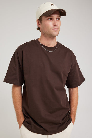 As Colour Heavy Weight Tee Dark Chocolate