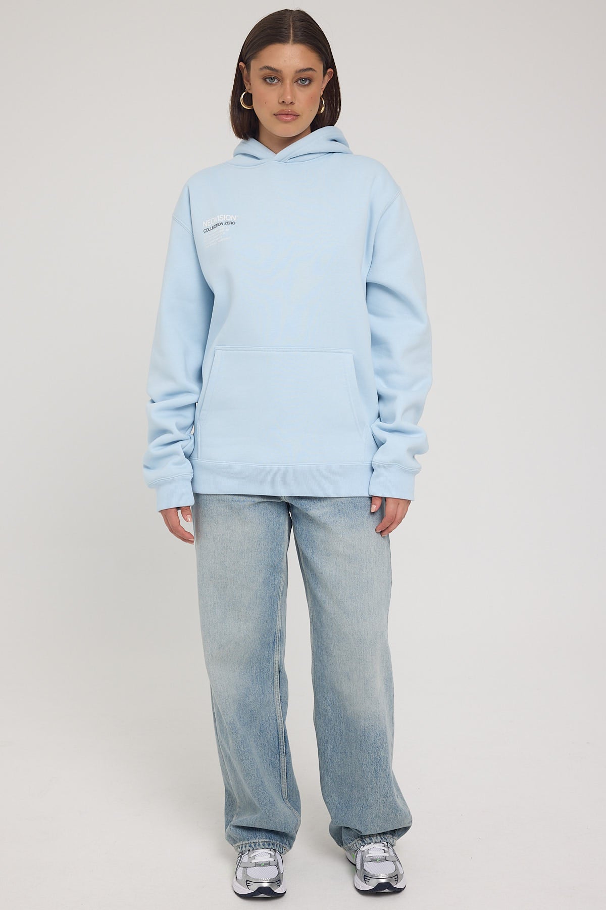 Neovision Curation Oversize Hoodie Blue